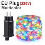 10-100M LED string tuled vasktraat vanik Fairy Lights p&uuml;hadepeo pulmavalgustid j&otilde;ulukaunistusega lambipael 30M mitmev&auml;rviline