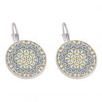 Etnilised naised p&auml;evalilled B&ouml;&ouml;mimaa &uuml;mmargused kunstlikud kalliskiviklambrid, k&otilde;rvar&otilde;ngad, ehted