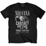 Nirvana Cabaret Metro Tee Unisex T-s&auml;rk S