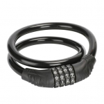 K&otilde;rge turvalisusega kombineeritud jalgrattalukk, nihkekindel terastrossilindri &uuml;lim kaitse maastikuratta lukk roheline