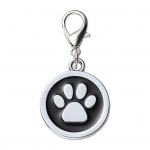 Kena v&auml;limusega roostekindel dekoratiivne korrosioonikindel kahepoolne lemmikloomakoera kassi ID sildid v&otilde;tmehoidjatega Lemmikloomatarvikud Koera kaelarihm must