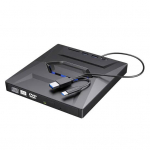 S&uuml;learvuti v&auml;line DVD-draiv Kaasaskantav kiire lugemis-kirjutus-C-t&uuml;&uuml;pi USB 3.0 DVD RW VCD-kompaktplaadikirjutaja kirjutuspleier Arvutitarvikud must