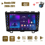 Icreative WIFI Android 2 Din autoraadio autoraadio multimeediumipleier Honda CRV CR-V 2006-2011 jaoks koos nupunupuga Carplay GPS 2+32GB 1+16GB