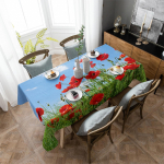 Lilled Taevapilved Laudlina P&uuml;hadekaunistused Veekindlad ristk&uuml;likukujulised laudlinad Pulmakaunistused Lauakate 4pcs 33x48 Table mat