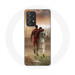 Coque Samsung Galaxy A52 cristiano ronaldo messi goat