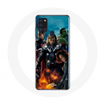 Coque Samsung Galaxy A21S Avengers film de super h&eacute;ros
