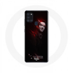 Samsung Galaxy A21S &uuml;mbris Lucifer Series mustal taustal