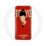 Samsung Galaxy J3 2017 &uuml;mbris La casa de papel Tokyo Fanart logo