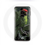 &Uuml;mbris Samsung galaxy S9 plus Pionus Parrot Red Green jaoks