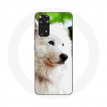 Valge &uuml;mbris Xiaomi Redmi Note 11S samojeedi koerale