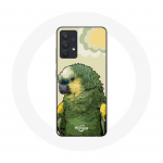 Coque pour Samsung Galaxy A13 4G / A13 4G Lite Amazone Perroquets Vert