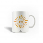 Mug en C&eacute;ramique Affiche d'&eacute;t&eacute; avec citation