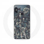 Xiaomi Redmi Note 5 Pro &uuml;mbris Game of Thrones 8. hooaja jaoks Game of Thrones plakati tegelaste taust