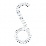 1 komplekt 88 klahviga klaverinootide juhend koos k&otilde;rgbassidega eemaldatav klaver algajale eemaldatav klaveriklaviatuuri m&auml;rkmete sildid lastele must