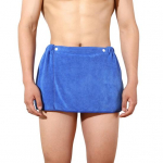 Meeste hommikumantel vannilina Reguleeritav elastne v&ouml;&ouml;koht Kodur&otilde;ivad &Ouml;&ouml;s&auml;rk Tasku V&auml;lispordi Ujumine J&otilde;usaali Spa k&auml;ter&auml;tik 30cm sinine