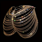 1 tk mitmekihiline kett Tutt ripats kehakett seelikkett &ouml;&ouml;klubi esinemiskost&uuml;&uuml;m kehakett Glamuurne kehaehte peoteenid