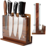 K&ouml;&ouml;gi magnetiline noaplokk akr&uuml;&uuml;lkilbiga Akaatsiapuidust kahepoolse noahoidja statiivid tugevate t&auml;iustatud magnetitega