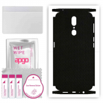 apgo Protective Skin Sticker for the back+sides compatible with Oppo A9, Full Wrap Film, Foil, Vinyl - Pattern Matrix