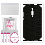 apgo Protective Skin Sticker for the back+sides compatible with Xiaomi Mi 9T Pro, Full Wrap Film, Foil, Vinyl - Pattern Matrix