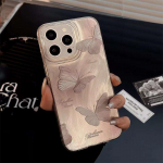 iPhone 15 Pro Max Fashion jaoks Kaunis Butterfly telefoni&uuml;mbris iPhone 11 12 13 14 15 Pro INS p&otilde;rutuskindel kate iPhone 11 roosa