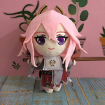 Anime Plush nukum&auml;nguasi 20cm Xianyun Chiori Kujo Sara Genshin Impact armas pehme t&auml;idisega padi P