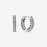 925 h&otilde;bek&otilde;rvar&otilde;ngad Stud Hoop Crystal k&otilde;rvar&otilde;ngad naistele