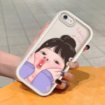 Pehme silikoonist ruudukujuline redelprintimismuster telefoni korpus, t&auml;iskaanega kaamera p&otilde;rutuskindel kaitse kummist &uuml;mbris iPhone Infinix Tecno OnePlus jaoks Infinix Hot 10 Play valge