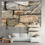 Hallist suurest kivivaibast seinaripp Abstraktne kunst Hipi Tapiz Saladuslik elutuba Esteetiline tuba kodukaunistus 95x70CM