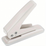 &Uuml;he auguga perforaator, 20 lehe augustaja, vastupidav paber, 1/4 auguga metallist auguraud libisemiskindla alusega paberi, puitlaastplaadi, kunstiprojekti jaoks valge