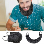 Beard Bandana, Meeste Must Habemekatted Pehmed Mugavad Ja Siidised Satiinist N&auml;ojuuksed P&otilde;ll Kaitse Kapuuts Kalts Mees Magamisaeg Bib Habemem&uuml;ts K&otilde;rv One Size