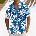 Hawaii s&auml;rk meestele, meeste vintage n&ouml;&ouml;pidega keeglis&auml;rgid l&uuml;hikeste varrukatega suvine rannas&auml;rk L