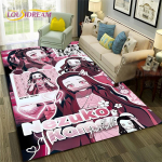 Kamado Nezuko Demon S-Slayer Anime vaibavaip magamistoa elutuppa koduse diivani kaunistamiseks, lastem&auml;ngu suur sisekujundusega p&otilde;randamatt 80cm x 120cm