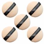 5 tk Pehme meigipadi Pehme k&auml;sn, kuiv peitekreem Eye Face Foundation Smooth kosmeetilised meigik&auml;snad kasutamiseks kuivaks ja m&auml;rjaks One Size beež