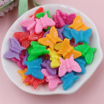 50/100 tk segastiilis akr&uuml;&uuml;lt&auml;ht/liblikas/s&uuml;da lahtised helmed DIY k&auml;ev&otilde;ru kaelakee k&otilde;rvar&otilde;ngad k&auml;sitsi valmistatud helmestega aksessuaarid butterfly 1