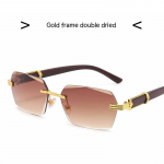 Uus Square Gl, raamita, k&auml;rbitud Sungl, naiste mood Gl, gradient p&auml;ikesekaitsekreem tee roheline v&auml;rv