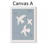 Peace Dove Abstraktne V&auml;rv Plokk Line T&uuml;druku N&auml;gu Mul on raamatud David Shrigley Seinakunst L&otilde;uendimaal Plakatid Peints Ruumi sisustus 21x30cm No Framed