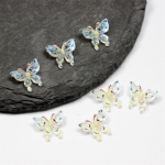 50 tk fantoomv&auml;rvi 11 mm 3D vaigust liblikas helmed, ilma auguta DIY k&uuml;&uuml;nelaastri ehete valmistamine k&auml;sitsi valmistatud materjalidest tarvikud