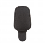 1tk p&auml;ikeseprillide hoidja sobib auto p&auml;ikesevarjudele - nahast magnetiline p&auml;ikeseprillide klamber ja piletiklamber - auto p&auml;ikesevarju tarvik 1PCS punane