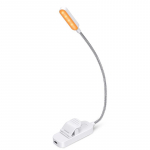 Amber Book Light Mini USB Led laetav painduv &ouml;&ouml;valgusti klambriga laualamp valgusti lugemislamp reisimiseks magamistoaraamatu jaoks