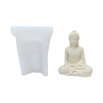 K&uuml;&uuml;nlavormid Savivormid K&auml;sit&ouml;&ouml;vormid K&auml;sitsi valmistamise tarvikud Buddha kuju Mittekleepuv silikoonmaterjal figuurk&auml;sit&ouml;&ouml; jaoks puhas