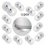 4 tk Isekleepuv t&uuml;&uuml;p Mute Ball universaalne ratas 2 helmest M&ouml;&ouml;blirattad Rattad Roostevabast terasest ratas 360&deg; p&ouml;&ouml;rlemine