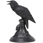 Retro k&uuml;&uuml;nlajalgade hoidja gooti stiilis loomade k&uuml;&uuml;nlahoidja must nahkhiire hunt leopard vareskass Halloweeni l&otilde;bus atmosf&auml;&auml;r kodukaunistus