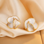 Unikaalsed Camellia Stud K&otilde;rvar&otilde;ngad Naiste K&otilde;rvar&otilde;ngad Ni&scaron;&scaron;disaini kerged Luksuslikud Tipptasemel temperamendiga k&otilde;rvar&otilde;ngad kuld