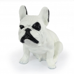French Bulldog, Frenchie II - dog statue, sitting dog for desk, decoration for the living room of a dog lover by Art-Dog