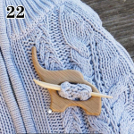 25Styles salli pandla n&ouml;&ouml;pn&otilde;elad ehtekomplekt, puidust loomamustriga prossin&otilde;el isetegemine