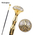 Viieharulise t&auml;hepuu toteemi reljeef jalutuskepp, mood jalutuskepp Gentleman Crosier nupuga jalutuskepp 94 cm