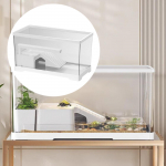 Roomajate paagi elupaikade peidukomplekt lemmikloomade kilpkonnadele ja kilpkonnadele valge