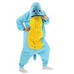 Fliisist Kigurumi Black White Bear Jumpsuit Onesie t&auml;iskasvanutele Multifilmi naiste pidžaamad Halloweeniks Jumpsuits Pijama Meeste Cosplay kost&uuml;&uuml;m XL yellow