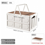 V&auml;litingimustes telkimine Kokkupandav hoiukast Kaasaskantav suure mahutavusega organiseerimiskast k&auml;epidemega Puidust kaas Multifunktsionaalne piknikulaud