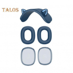 K&otilde;rvaklappide kaitsekate 360-kraadine libisemisvastane veekindel, h&otilde;lpsasti paigaldatav silikoonist kaitse&uuml;mbris AirPods Max jaoks valge